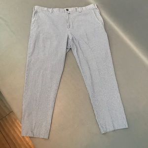 Men’s Blue + White Gingham Pants size 40 R